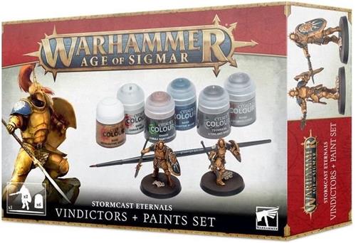 Warhammer Age Of Sigmar Aos Stormcast Eternals + Paint set
