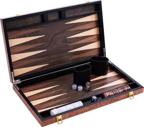 Backgammon 18'' elzenhout