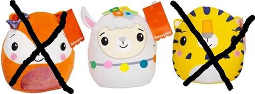 Fisher Price mascotte knuffel lama 20cm 1+