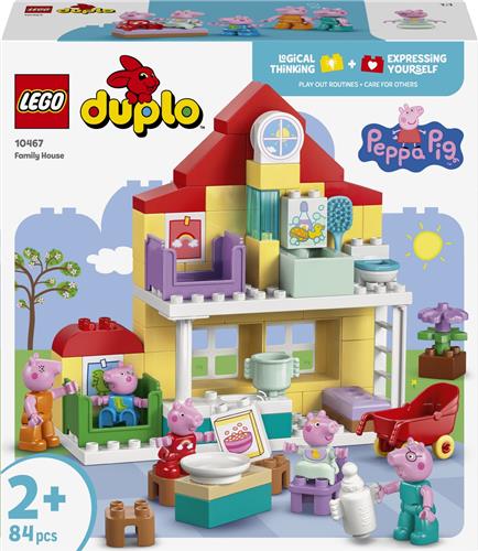 LEGO DUPLO - Peppa Big Familiehuis Dieren Speelgoed voor Peuters met Poppenhuis - 10467