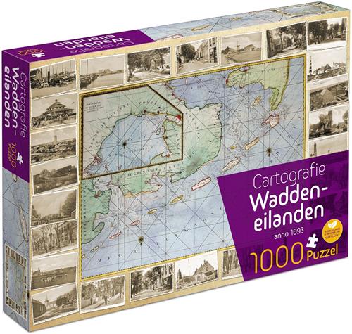 Tucker's Fun Factory puzzel Waddeneilanden - educatief speelgoed karton.