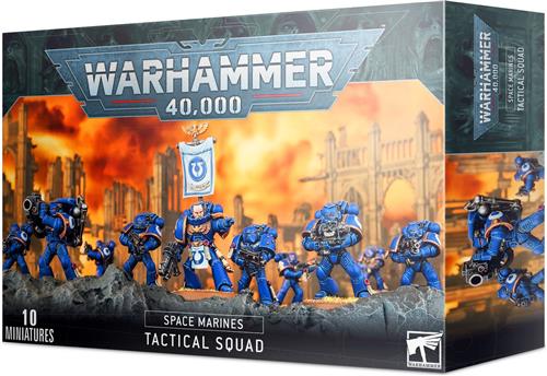 Warhammer 40,000 Space marine tactical squad (Space Marines)