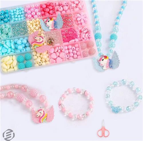 Equivera Armbandjes Maken Set Meisjes - Knutselset Meisjes - Knutselset voor Meisjes - Knutselset Meiden - Sieraden Maken Meisjes - Armbandjes Maken Meisjes - Cadeautip voor uw kind!