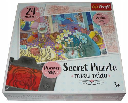 Trefl Maxi Puzzel 24 Stukjes met Magische Camera & Dubbelzijdig Plezier