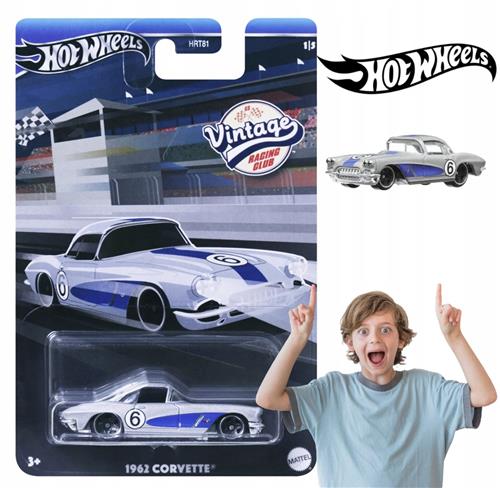 Hot Wheels 1962 Corvette HRV06 Vintage Racing Club 1/5