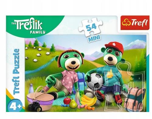 Trefl Mini Puzzel Vrolijke Wereld van Trefliks 54 Stukjes