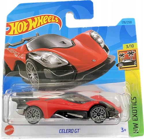 Hot Wheels Celero GT HW Exotics Speelgoedauto - Rood