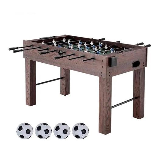 Voetbaltafel - Voetbal Tafel - Tafelvoetbal Spel - Voetbal - Indoor - Full Size - 55 inch - voor Familievoetbal - met Tafelvoetbalset Inclusief 4 Ballen en 2 Bekerhouders