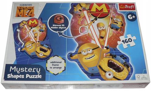 Trefl Puzzel 160 Stukjes - Minions Mystery Shapes