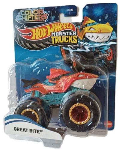 Hot Wheels Monster Trucks Great Bite - 1:64 - Colour Changer