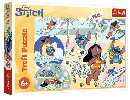 Puzzel met 160 stukjes Stitch regeert TREFL - Puzzel met 160 stukken