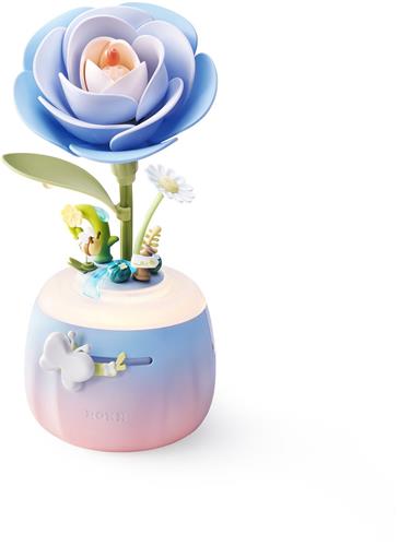 Robotime Starry Camellia Lamp - ROKR Floral Art Series - AF01S - Nachtlamp - Bloem - Bouwpakket - Cadeautip