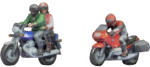 NOCH 35837 N Motorrijders figuren Geverfd, Zittend
