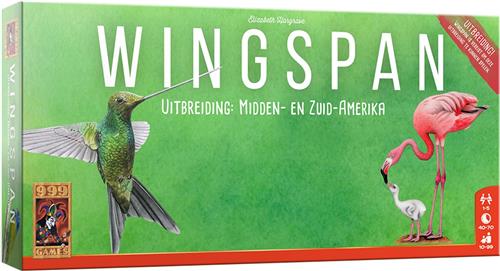 999 Games - Wingspan uitbreiding: Midden- en Zuid-Amerika Bordspel