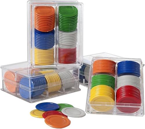 Fiches 25mm/240 st in box assorti kl.