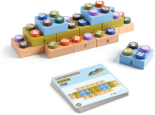 Djeco houten puzzel speelgoed Bloc Inca - FSC 100% duurzaam.