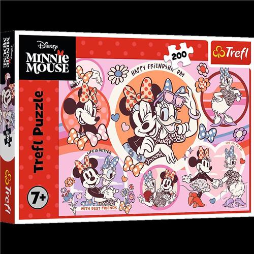 Puzzel 200 Gewoontes van Myszki Minnie - Puzzel van 200 stukjes