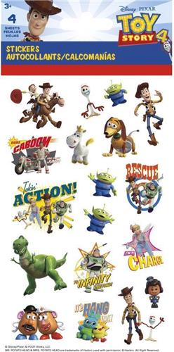 Disney - ToyStory 4 Mini Stickers - 4 vellen