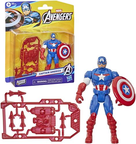 Marvel Avengers ActionVerse Captain America - Actiefiguur 11cm