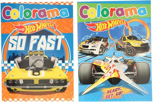 Colorama - Hotwheels kleurboek hot wheels vol met auto's