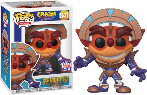 Funko Pop! Games: Crash Bandicoot 4 - Crash Bandicoot (in Mask Armor) #841 - 2021 Summer Convention Exclusive