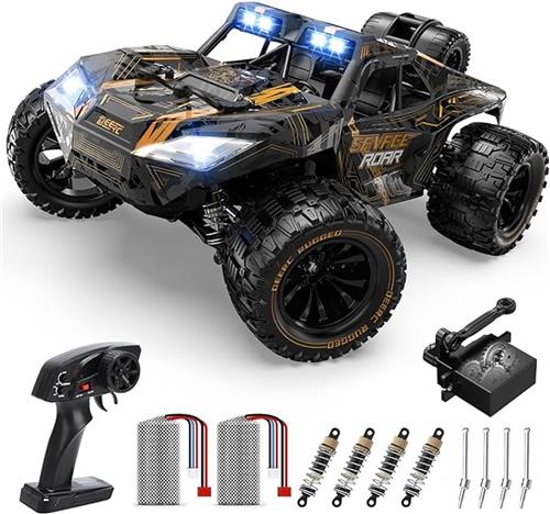 RC Monstertruck 1:14  40 km/u High-Speed Afstandsbestuurbare Auto  4WD Offroad RC Truck met LED-Koplampen, 2 Accus & Proportionele Besturing