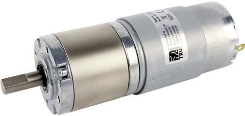 TRU COMPONENTS TC-13609528 Gelijkstroom-transmissiemotor TC-NPG242048 24 V/DC 3.8 A 0.5 Nm 499 omw/min As-diameter: 8 m