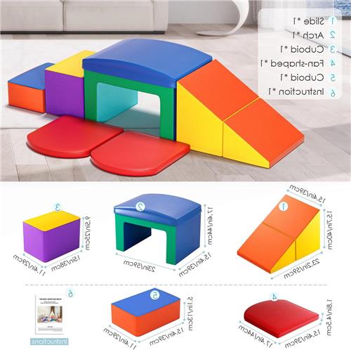 Allecto - Bouwstenen - Kinderen - Veelkleurig - Schuimbouw - Gigantisch - Kasteelset - Onderwijsmateriaal - Speelgoed - AliExpress 18.