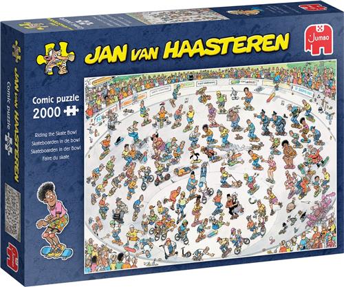 Jumbo puzzel Jan van Haasteren skate bowl 1000 stukjes legpuzzel.