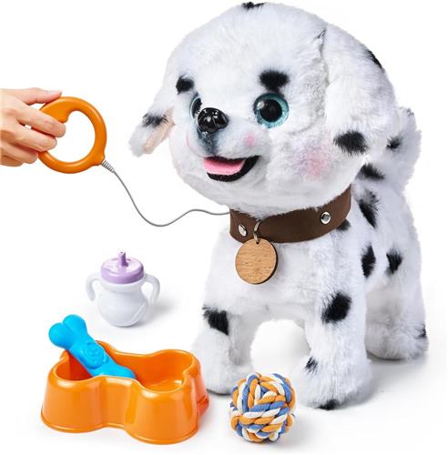 Interactieve Speelgoedhond met Afstandsbediening  Elektronisch Hondenspeelgoed dat Loopt en Blaft  Realistische Pluche Puppy  Wandelende Knuffelhond  Interactief Huisdier voor Kinderen  Hondenspeelgoed Cadeau voor Meisjes en Jongens
