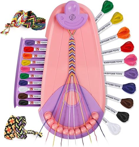 Equivera Armbandjes Maken Set Meisjes - Knutselset Meisjes - Knutselset voor Meisjes - Knutselset Meiden - Sieraden Maken Meisjes - Armbandjes Maken Meisjes - Cadeautip voor uw kind!
