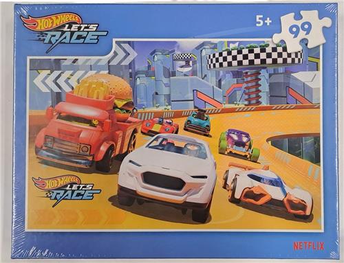 Hot Wheels Puzzel Let's Race 99 stukjes