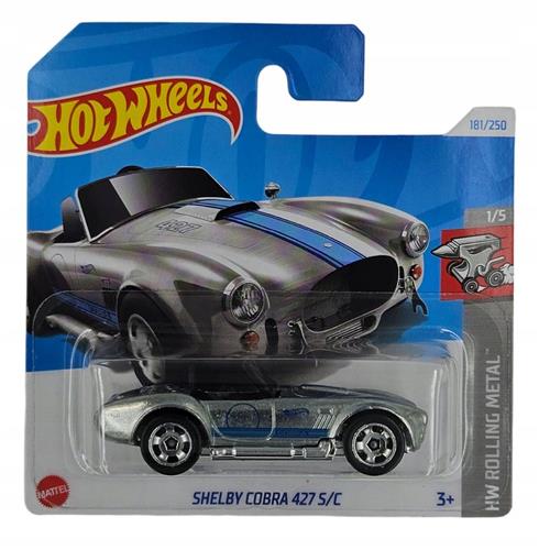 Hot Wheels Shelby Cobra 427 S/C HTB53 - Metaal, Schaal 1:64