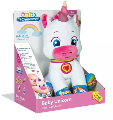 Clementoni Unicorn Silverbelle Interactieve Knuffel