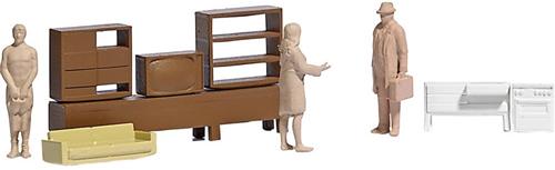 Busch 1992 H0 inrichting in flagranti Bouwpakket