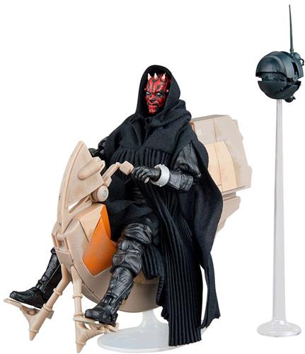 Hasbro Star Wars Episode I Black Series Vehicle met Action Figure Darth Maul & Sith Speeder 25th Anniversary Action Figuur
