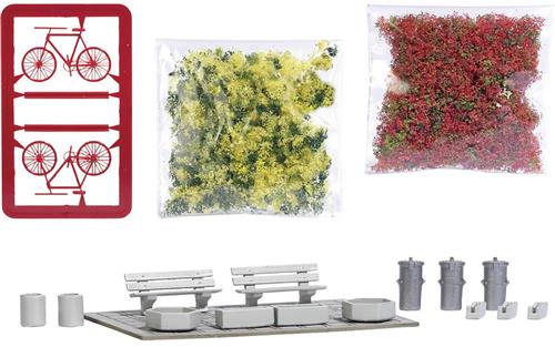 Busch 1846 H0 Uitschakelingset beton Bouwpakket