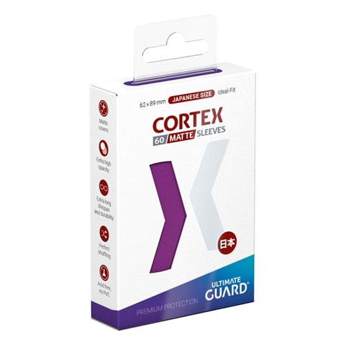 Ultimate Guard Ultimate Guard Cortex Sleeves Matte Japanese Size (60) - Purple Card Sleeves (Japanese Size)