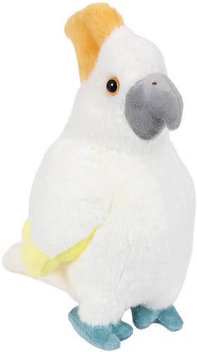 PIA Soft Toys-Pluche Knuffeldier - Kaketoe 26 cm