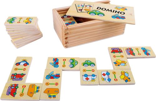 Small foot Domino voertuigen 28 stenen