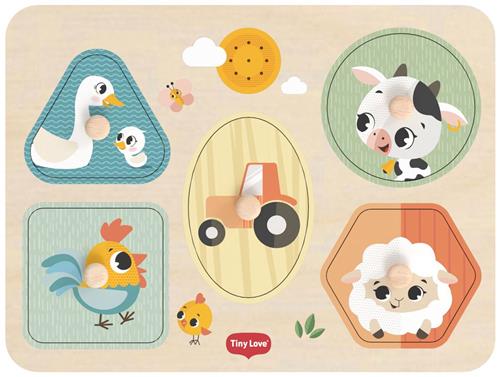 Tiny Love Farmers Funday Muziek Puzzel - Hout