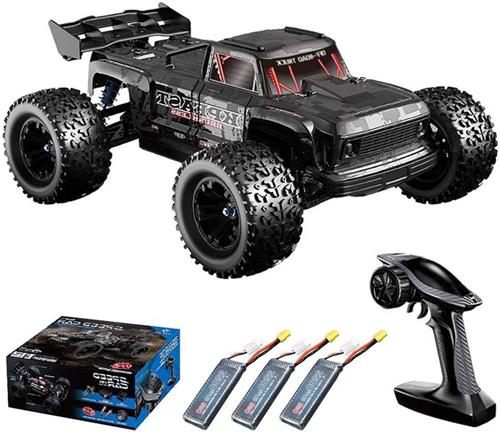 RC Buggy  Afstandsbedienbare Auto  Offroad Racewagen  4WD RC Auto  Drift Buggy  1:12 Schaal  70 km/u Topsnelheid  3 Batterijen Inclusief  Zwart