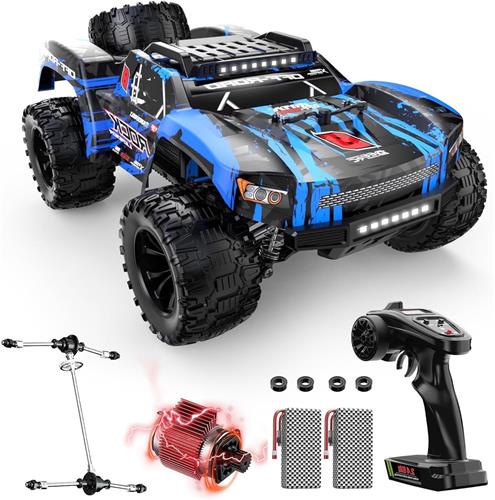 RC Truck  Afstandsbediening Auto  Stuntauto  Monstertruck  Offroad Buggy  4WD Vierwielaandrijving  2 Lithium-Ion Batterijen  Snelheid Tot 30 Km/u