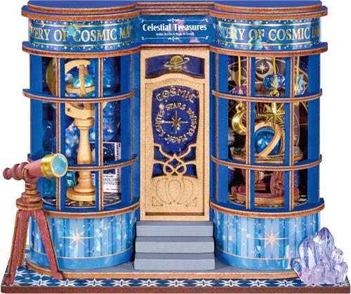 Robotime Magic Astronomy Shop - Rolife DIY Miniature House Series - DS048 - Miniatuur - Bouwpakket - Cadeautip - Modelbouw