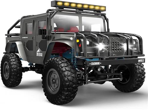 All-Terrain RC Auto  Afstandsbediening Auto  RC Buggy  Offroad Truck  RC Climber  4WD Aandrijving  Waterbestendig IPX4  2x Oplaadbare Batterijen