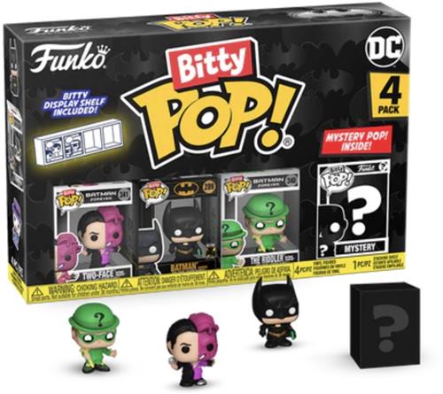 Funko Bitty POP! DC Batman - Two-Face, The Riddler & Mystery POP! - 2 cm