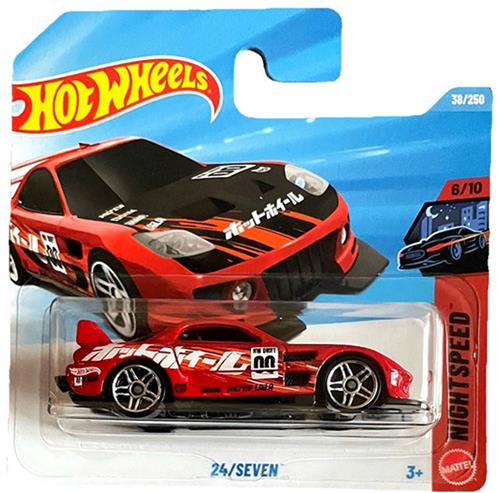 HOT WHEELS 24/ SEVEN 00 RACING RED 38/250 1:64 HW NIGHTSPEED 6/10 SHORT CARD 2026