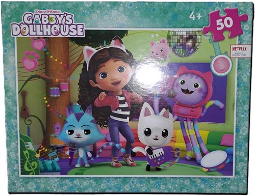 Clementoni Gabby's Dollhouse Puzzel Feest 50 stukjes