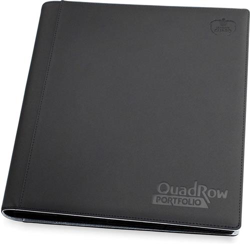 Ultimate Guard 12-Pocket QuadRow Portfolio XenoSkin Black