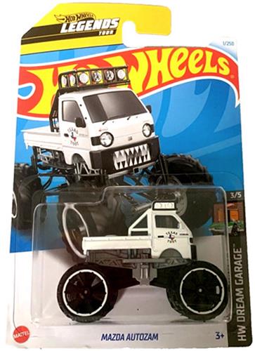 HOT WHEELS MAZDA AUTOZAM WHITE TEXAS TOOT 1/250 1:64 DREAM GARAGE 3/5 LONG CARD 2024